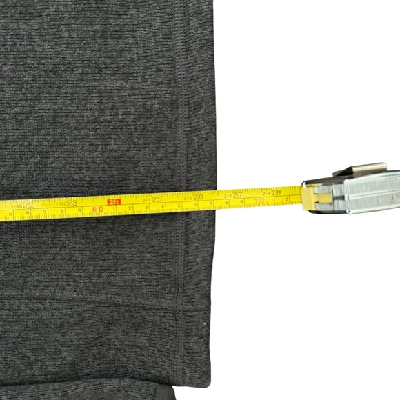 The North Face Mens Sz M Grey Fleece Crewneck Pullover Sweatshirt Logo Crew Neck - Picture 5 of 8